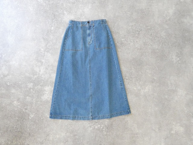 PAR ICI(パーリッシィ) 8.5ozライトオンスデニム 後ろゴムスカートの商品画像3