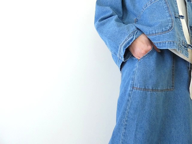 PAR ICI(パーリッシィ) 8.5ozライトオンスデニム 後ろゴムスカートの商品画像5