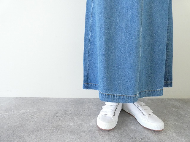 PAR ICI(パーリッシィ) 8.5ozライトオンスデニム 後ろゴムスカートの商品画像8