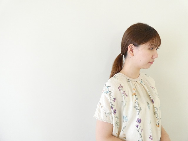 NARU リネンコットン彩りコクーンシャツの商品画像2