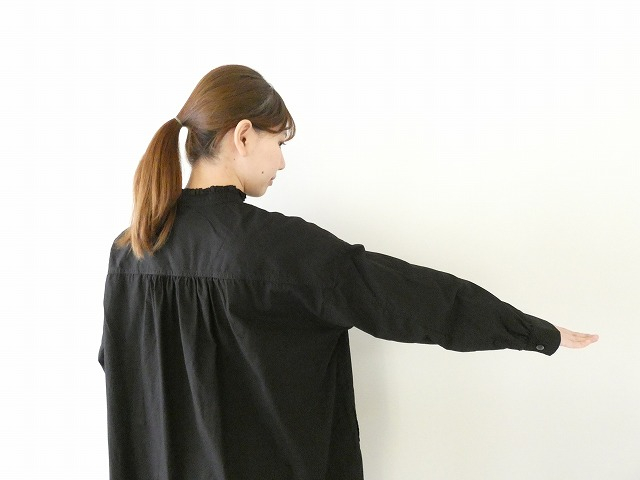 grin(グリン) 染めブロードフリル羽織シャツの商品画像8