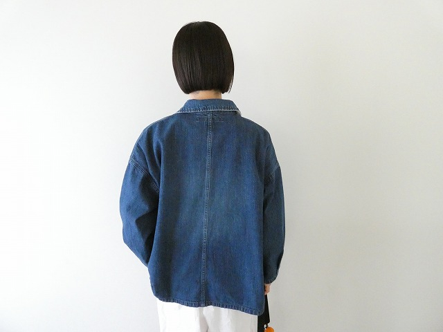 Brocante(ブロカント) ムラ糸10ozデニムデフォルメカバーオールの商品画像10