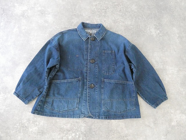 Brocante(ブロカント) ムラ糸10ozデニムデフォルメカバーオールの商品画像12