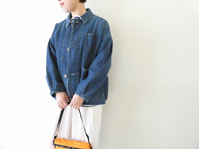 Brocante(ブロカント) ムラ糸10ozデニムデフォルメカバーオールの商品画像3