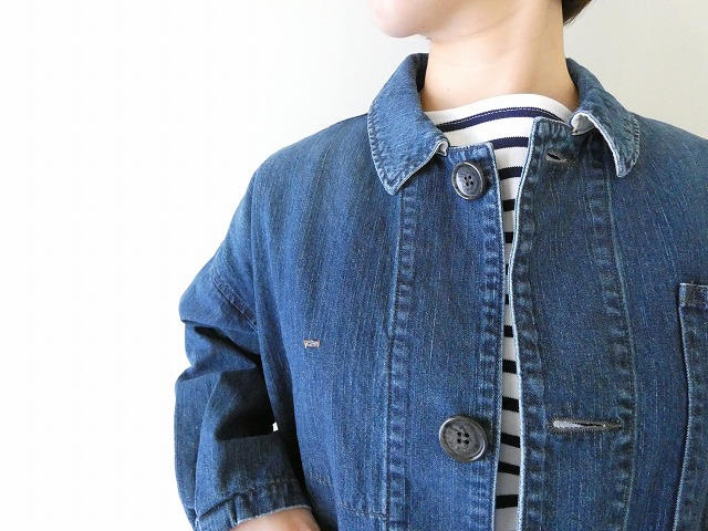 Brocante(ブロカント) ムラ糸10ozデニムデフォルメカバーオールの商品画像4