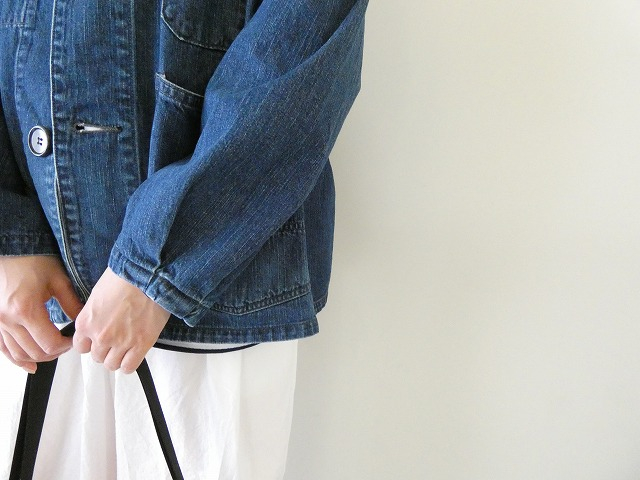 Brocante(ブロカント) ムラ糸10ozデニムデフォルメカバーオールの商品画像5