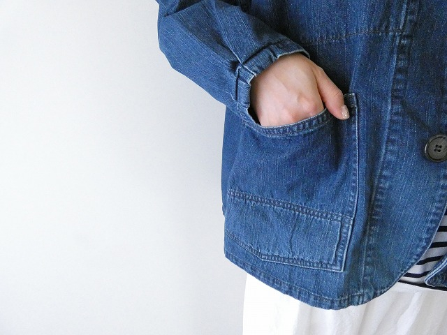 Brocante(ブロカント) ムラ糸10ozデニムデフォルメカバーオールの商品画像6