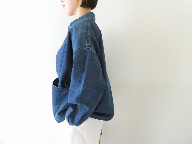 Brocante(ブロカント) ムラ糸10ozデニムデフォルメカバーオールの商品画像9