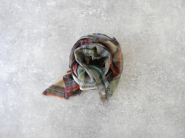 Glen Prince(グレンプリンス) ウール薄手チェックストールの商品画像10