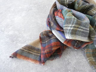 Glen Prince(グレンプリンス) ウール薄手チェックストールの商品画像21