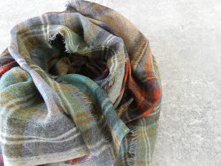 Glen Prince(グレンプリンス) ウール薄手チェックストールの商品画像22