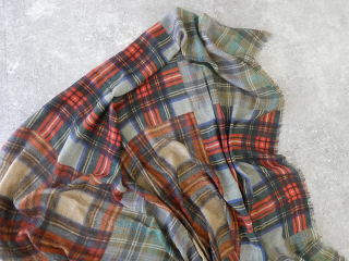 Glen Prince(グレンプリンス) ウール薄手チェックストールの商品画像23