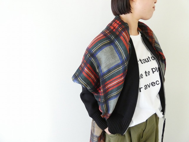 Glen Prince(グレンプリンス) ウール薄手チェックストールの商品画像5