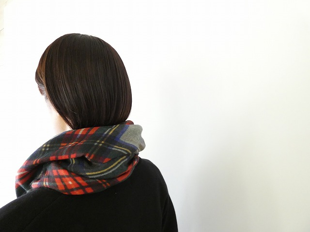 Glen Prince(グレンプリンス) ウール薄手チェックストールの商品画像7