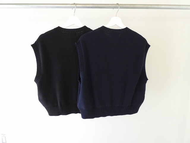 mao made(マオメイド) やわらかコットンミラノリブ風 異ゲージリブWジップベストの商品画像10