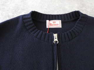 mao made(マオメイド) やわらかコットンミラノリブ風 異ゲージリブWジップベストの商品画像19