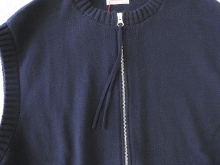 mao made(マオメイド) やわらかコットンミラノリブ風 異ゲージリブWジップベストの商品画像22