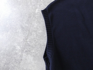 mao made(マオメイド) やわらかコットンミラノリブ風 異ゲージリブWジップベストの商品画像25