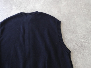 mao made(マオメイド) やわらかコットンミラノリブ風 異ゲージリブWジップベストの商品画像27