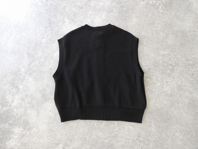 mao made(マオメイド) やわらかコットンミラノリブ風 異ゲージリブWジップベストの商品画像29