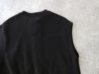 mao made(マオメイド) やわらかコットンミラノリブ風 異ゲージリブWジップベストの商品画像36