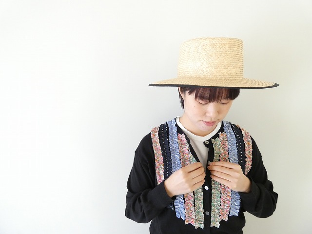 mao made(マオメイド) ふりふりフリルカーディガン(ドット&柄ミックス)の商品画像1