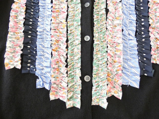 mao made(マオメイド) ふりふりフリルカーディガン(ドット&柄ミックス)の商品画像24