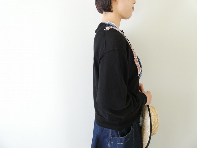 mao made(マオメイド) ふりふりフリルカーディガン(ドット&柄ミックス)の商品画像4