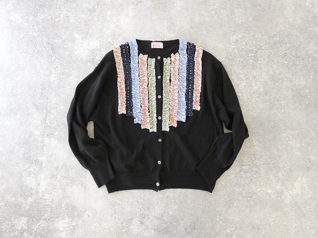 mao made(マオメイド) ふりふりフリルカーディガン(ドット&柄ミックス)の商品画像6