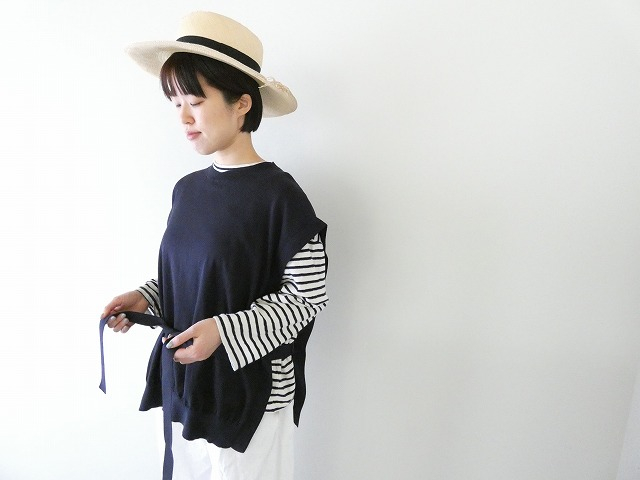 MidiUmi(ミディウミ) side ribbon vest サイドリボンベストの商品画像4