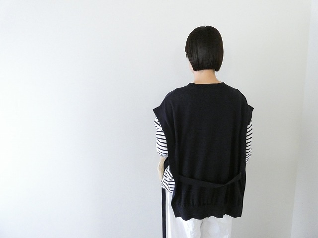 MidiUmi(ミディウミ) side ribbon vest サイドリボンベストの商品画像5