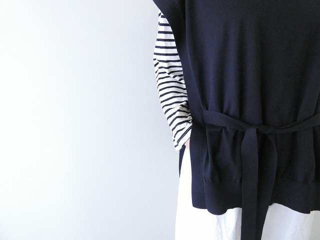 MidiUmi(ミディウミ) side ribbon vest サイドリボンベストの商品画像8