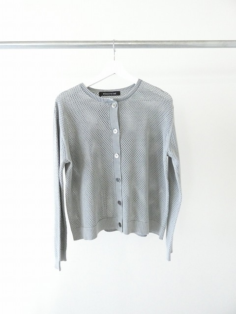 mizuiro ind(ミズイロインド) ストーンウォッシュメッシュクルーネックカーディガンの商品画像10