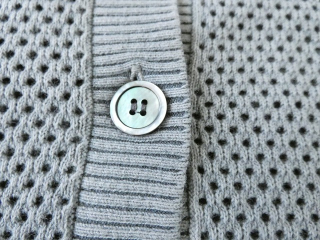 mizuiro ind(ミズイロインド) ストーンウォッシュメッシュクルーネックカーディガンの商品画像24