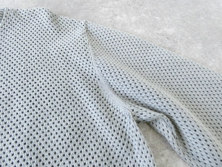 mizuiro ind(ミズイロインド) ストーンウォッシュメッシュクルーネックカーディガンの商品画像26