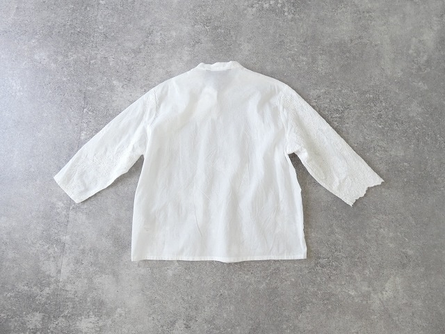 mizuiro ind(ミズイロインド) lace chinoiserie shirtの商品画像29