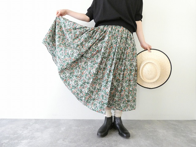 R&D.M.Co-(オールドマンズテーラー) WILD BERRY FIELD LAWN GATHER SKIRTの商品画像1