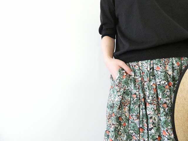 R&D.M.Co-(オールドマンズテーラー) WILD BERRY FIELD LAWN GATHER SKIRTの商品画像3
