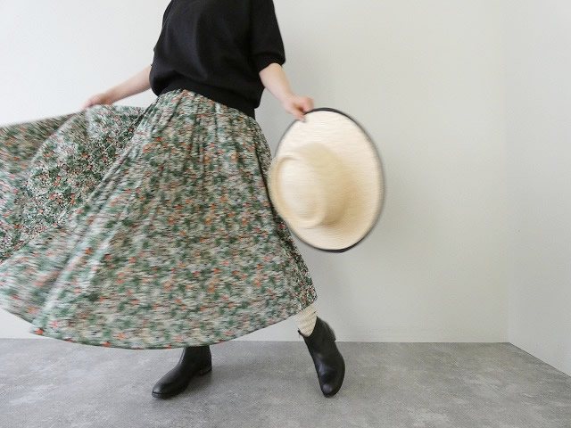 R&D.M.Co-(オールドマンズテーラー) WILD BERRY FIELD LAWN GATHER SKIRTの商品画像7