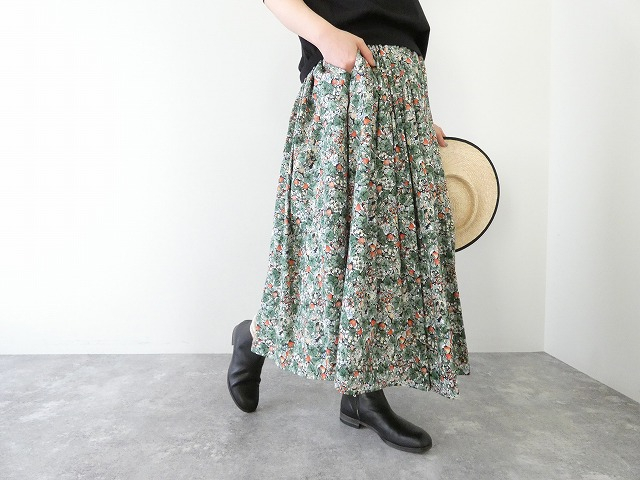 R&D.M.Co-(オールドマンズテーラー) WILD BERRY FIELD LAWN GATHER SKIRTの商品画像8