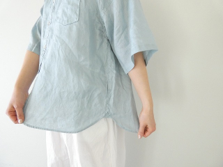 prit(プリット) 60/1フレンチリネン5分袖レギュラーカラーシャツの商品画像17