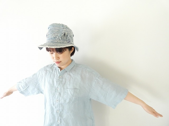 prit(プリット) 60/1フレンチリネン5分袖レギュラーカラーシャツの商品画像5