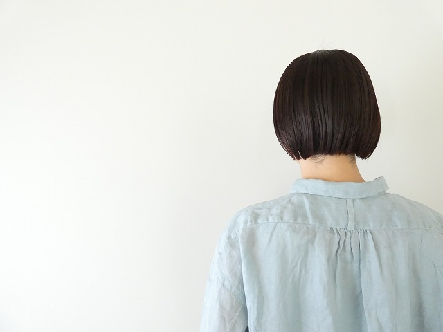 prit(プリット) 60/1フレンチリネン5分袖レギュラーカラーシャツの商品画像7