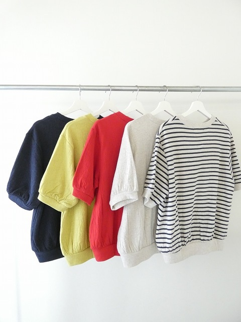 TANG(タング) スーピマコットン裾リブ半袖プルオーバーの商品画像10