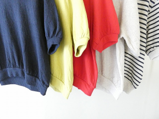 TANG(タング) スーピマコットン裾リブ半袖プルオーバーの商品画像17