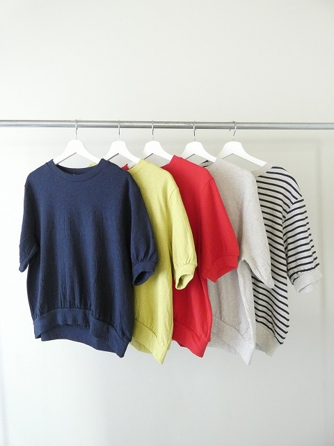 TANG(タング) スーピマコットン裾リブ半袖プルオーバーの商品画像3