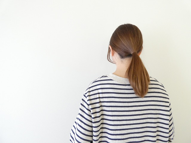 TANG(タング) スーピマコットン裾リブ半袖プルオーバーの商品画像7