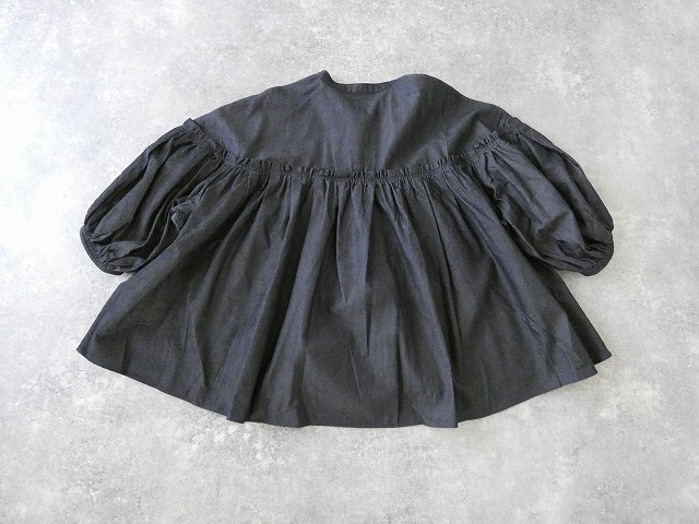 UNIVERSAL TISSU(ユニヴァーサル ティシュ) 5.4ozデニムバンドカラーブラウスの商品画像12