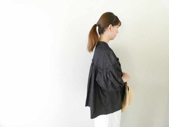 UNIVERSAL TISSU(ユニヴァーサル ティシュ) 5.4ozデニムバンドカラーブラウスの商品画像7