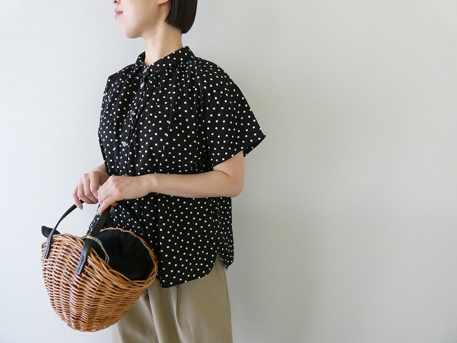 vb 40/1ランダムドットブロードプリント2WAYシャツの商品画像1